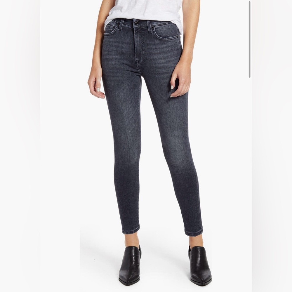7 For All Mankind High Waist Ankle Skinny Jeans (Luxe Vintage Honest)